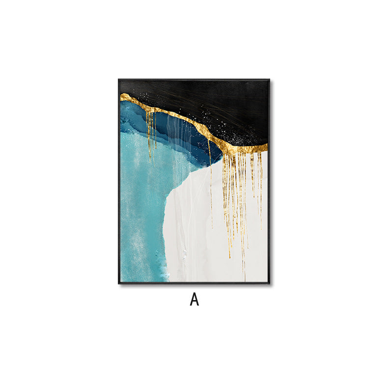 Light Luxury Gilding Abstract Paintingfor Hanging Modern Home Living Room Decoration