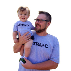 Parent-child Father-son T-shirt Short-sleeved Family Fun Top Classic Funny