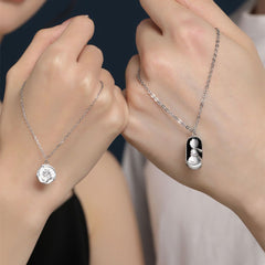 Little Prince And Rose Lover Necklace