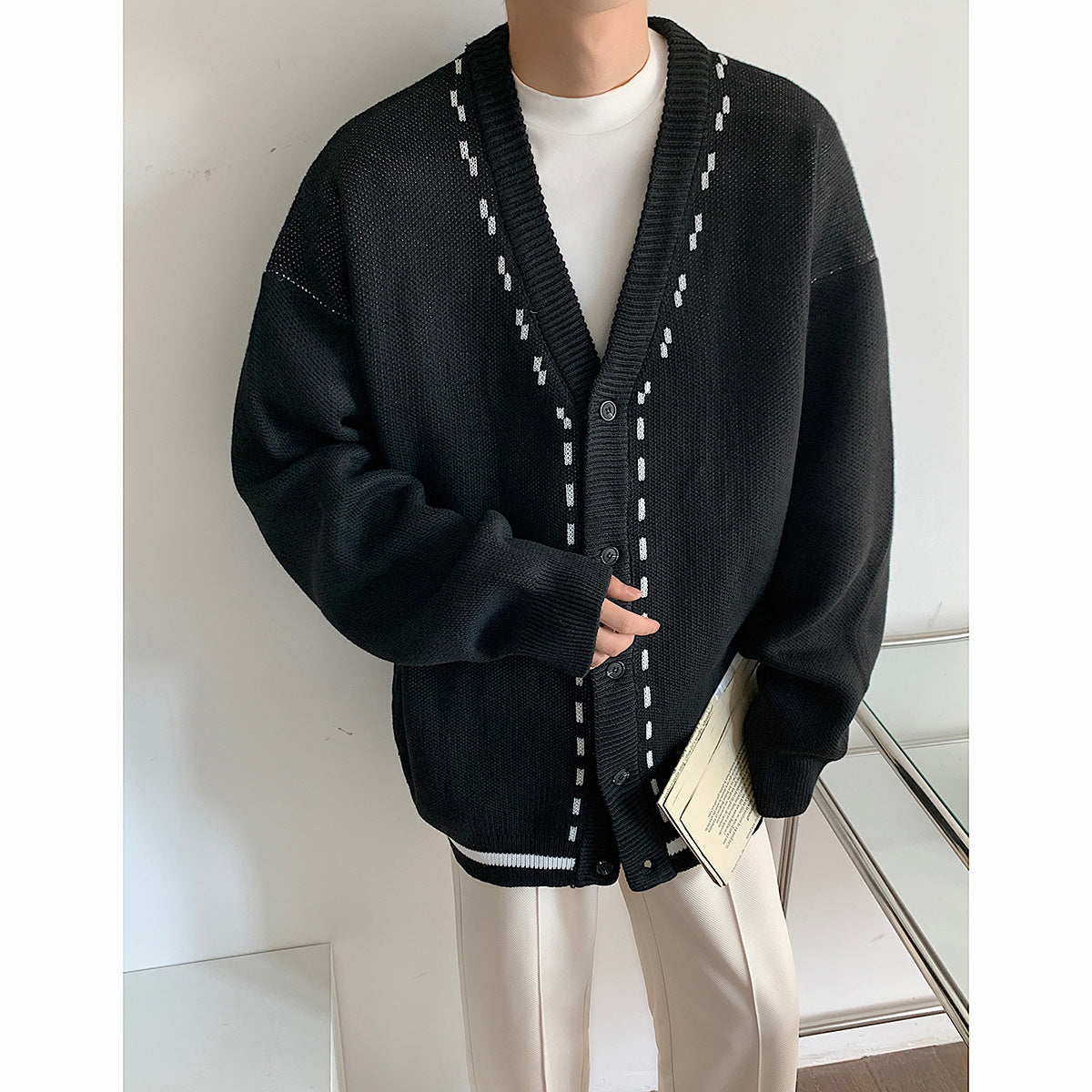 Literary Teenager Thickened Knitted Sweater Loose