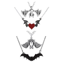 Gothic Bat Necklace for Women Party Halloween