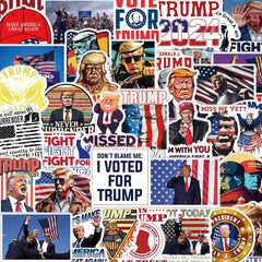 50 pcs trump room decor wall art stickers