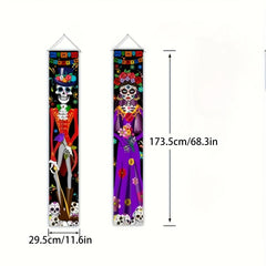 Halloween Porch Banners with  Wall Door Banner