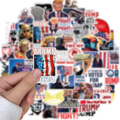 50 pcs trump room decor wall art stickers