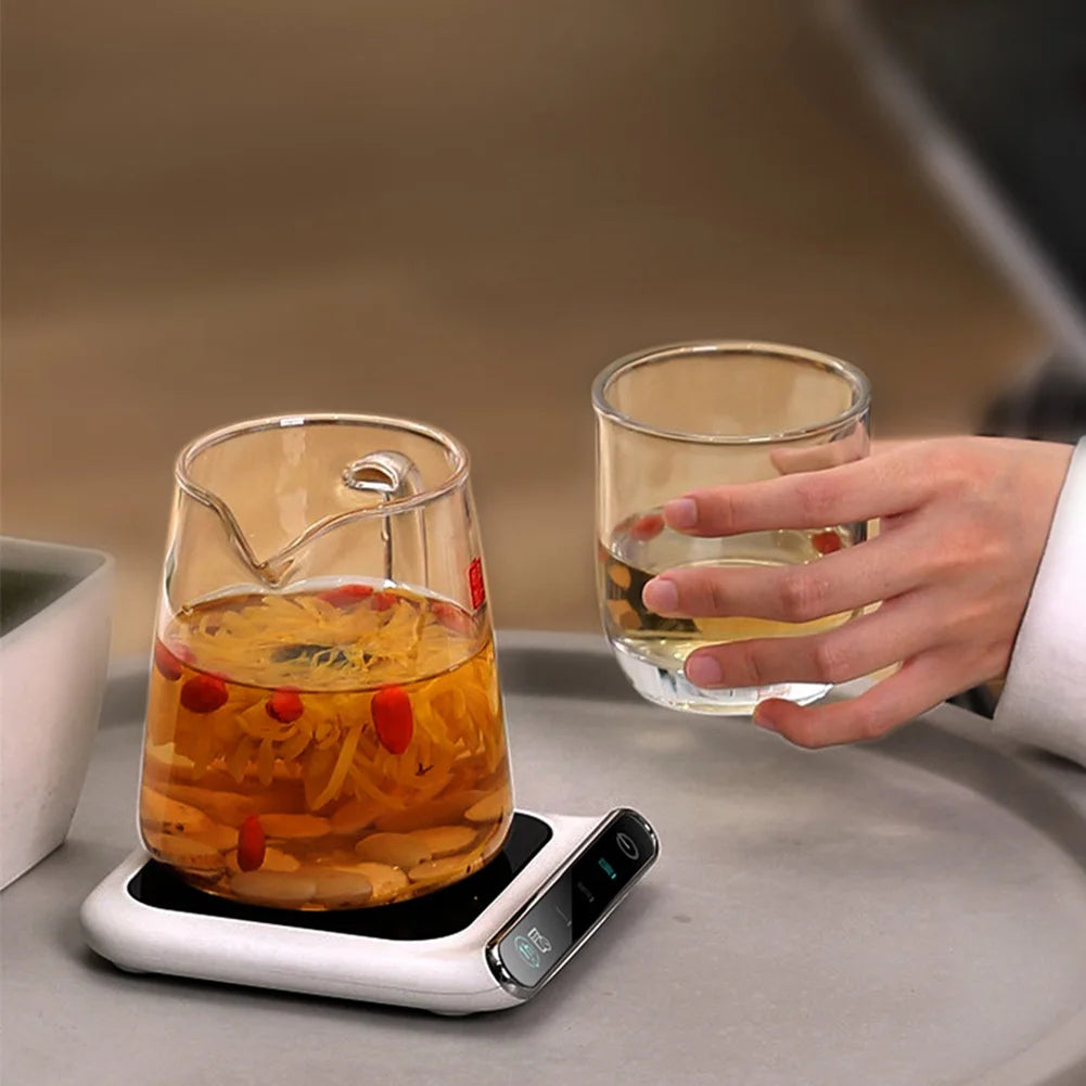 Versatile Smart Electric Teapot Warmer: Adjustable Heating for Hot Beverages at Home