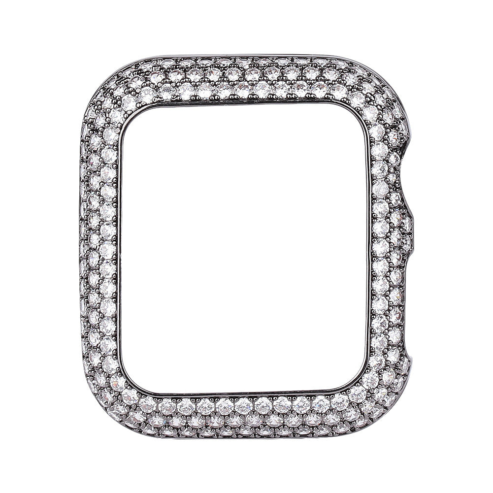 Metal Copper Decorative Shell With Diamond