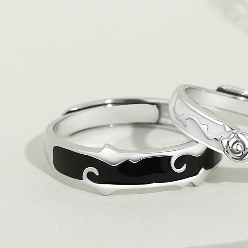 925Sterling Silver Rose Lover Ring